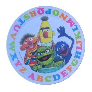 Vintage 1977 Sesame Street Plate